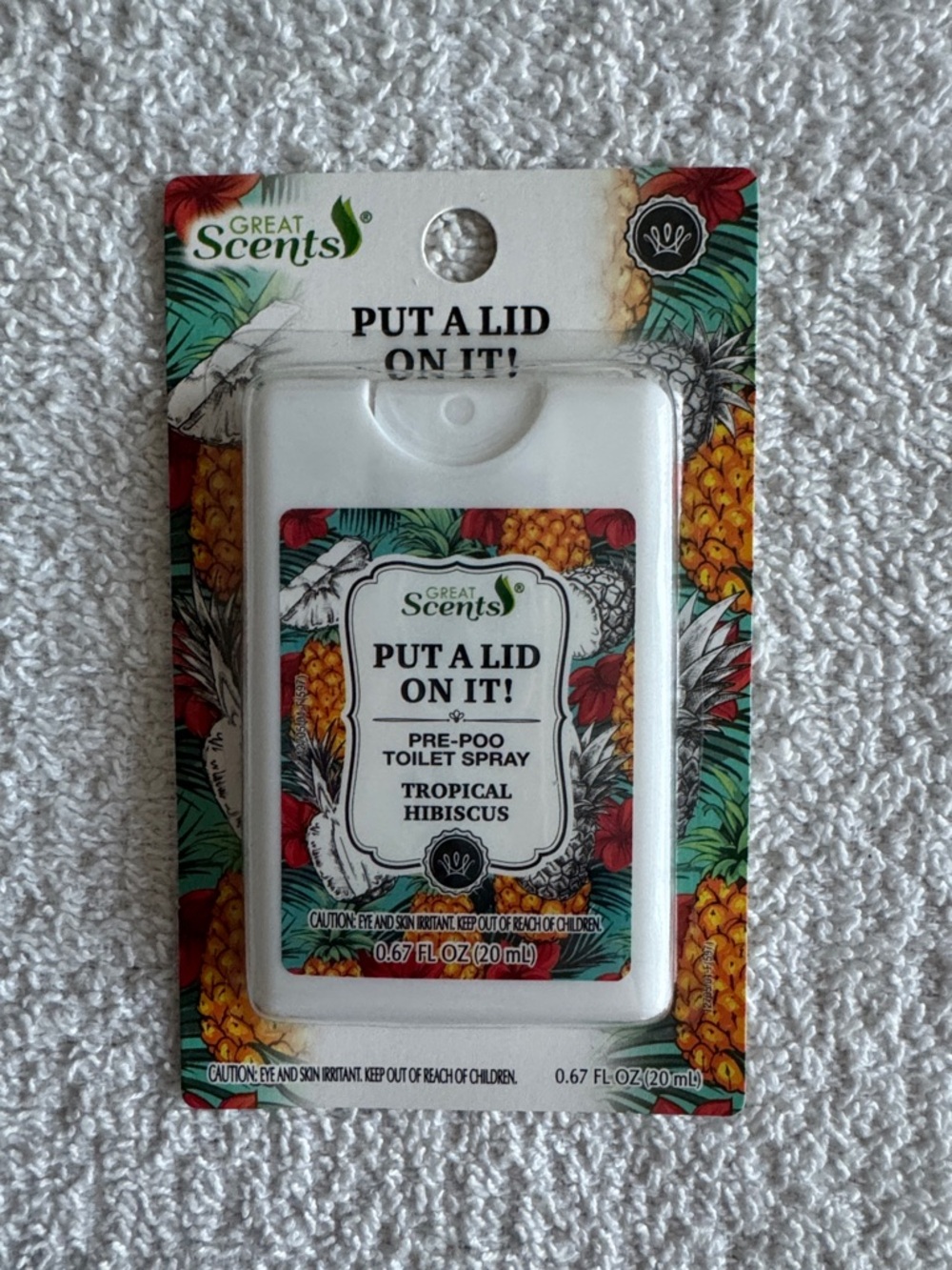 Great Scents 'Put A Lid On It!' Pre-Poo Toilet Spray Tropical Hibiscus